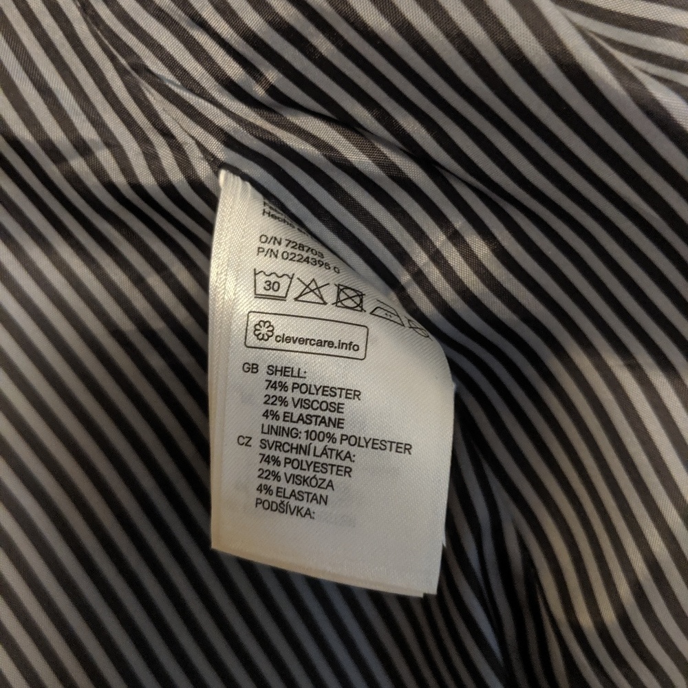 H&M Grey Blazer Size 2 - Picture 4 of 7